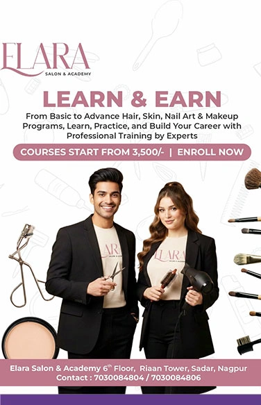 Elara
        Salon and Academy