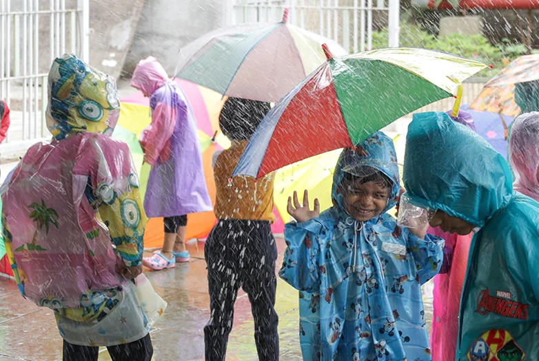 Pre Primary Rain Dance | GHRPS, Pune
