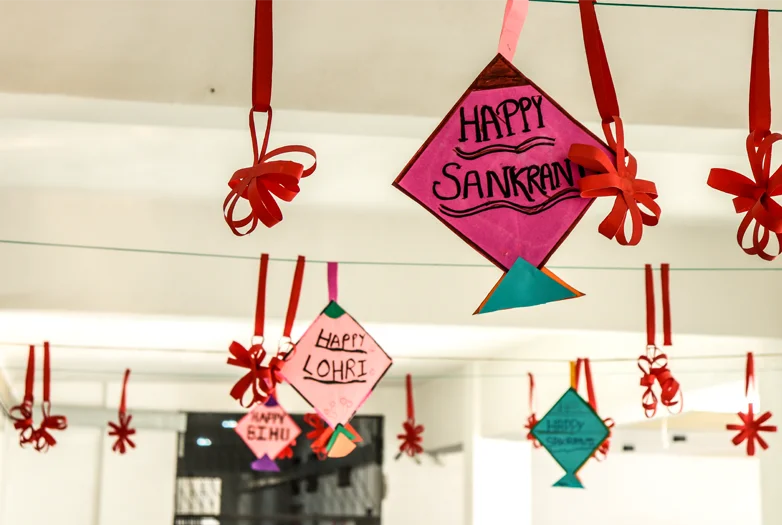 Kite Flying activity and Sankranti celebration | GHRPS, Pune