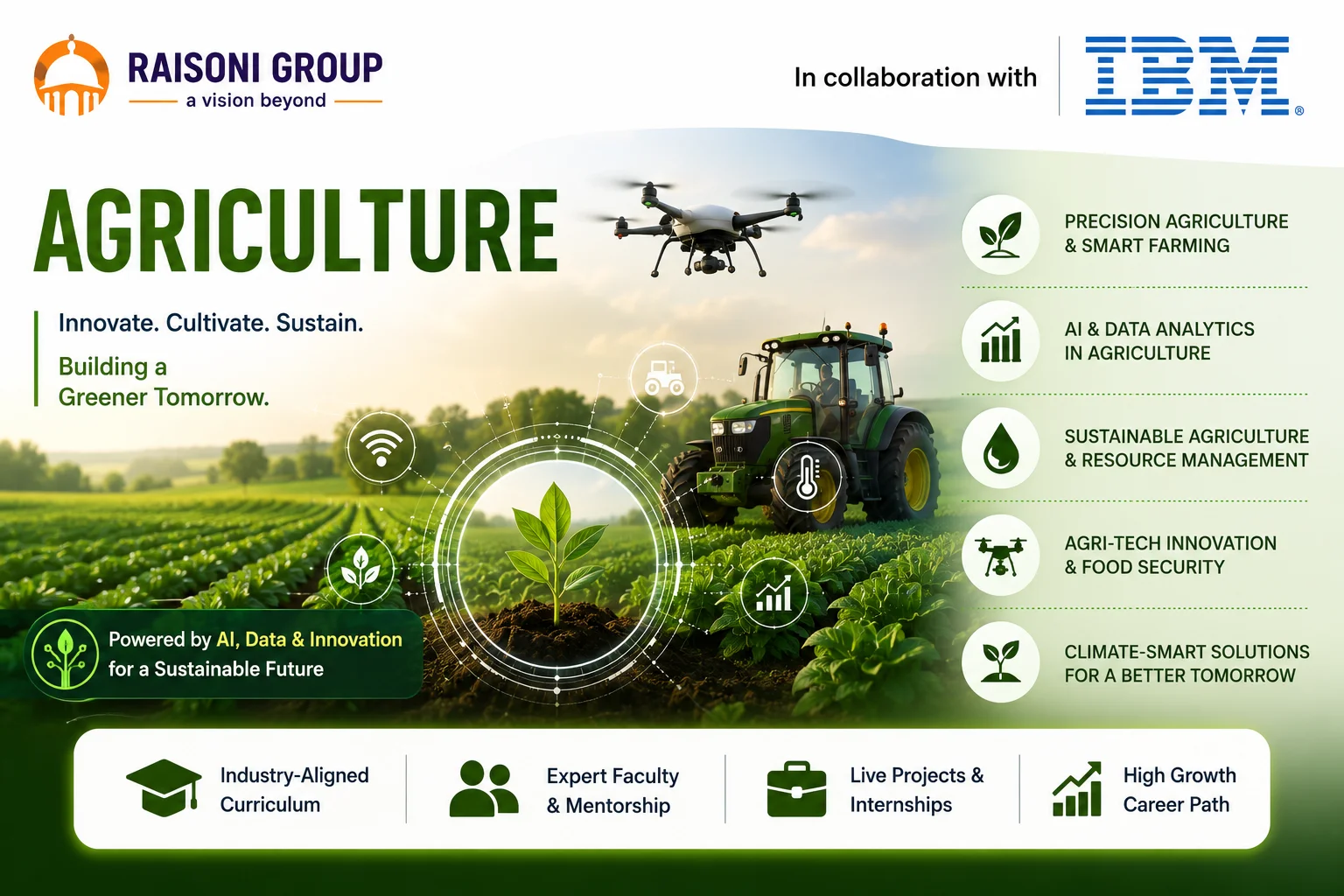 B.Tech in Agriculture in collaboration with IBM
