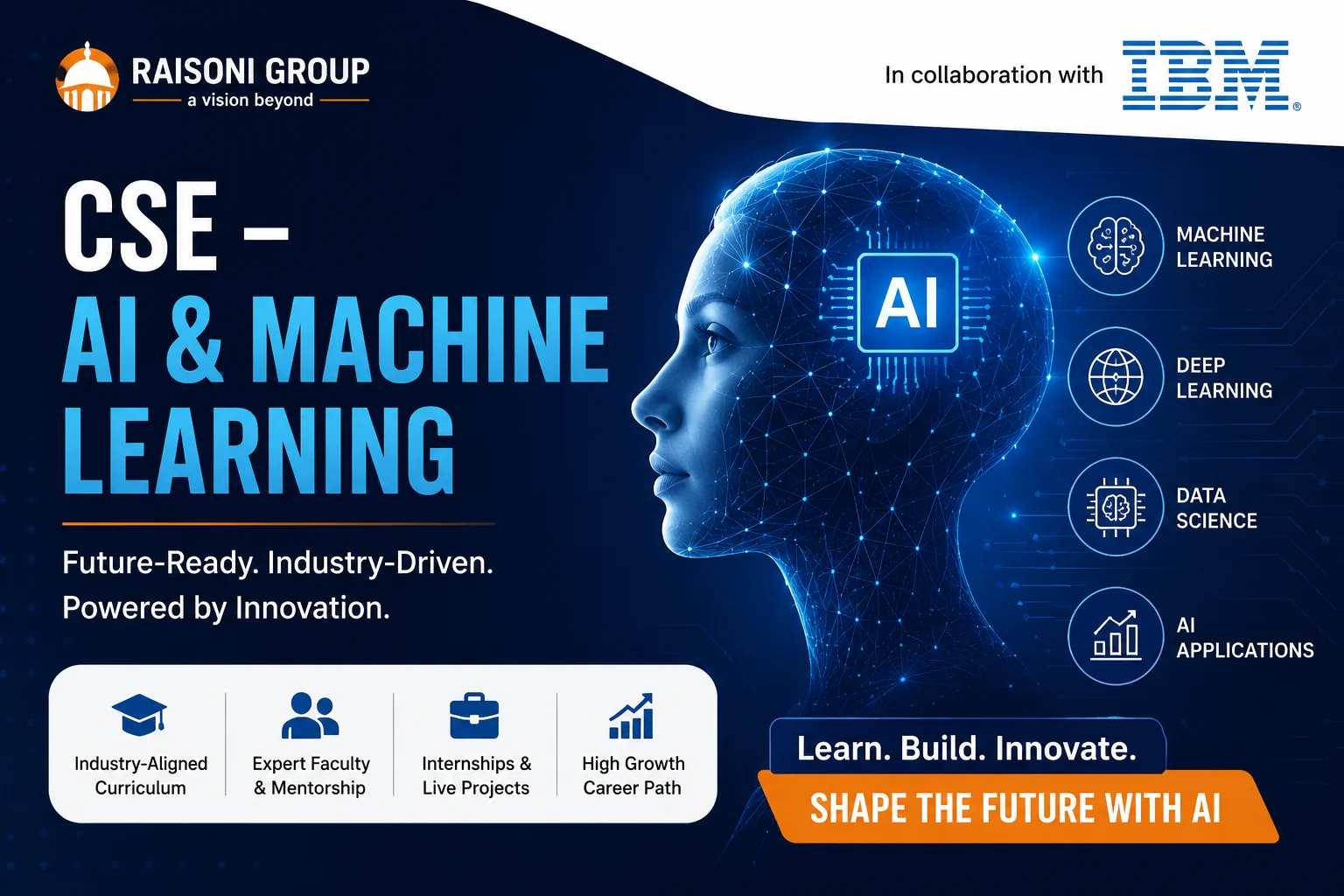 B.Tech in CSE – AI & Machine Learning  in collaboration with IBM
