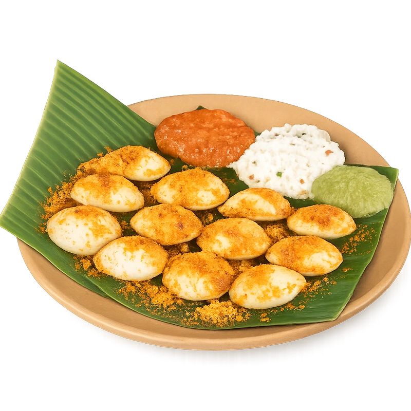 South Indian Podi Idli